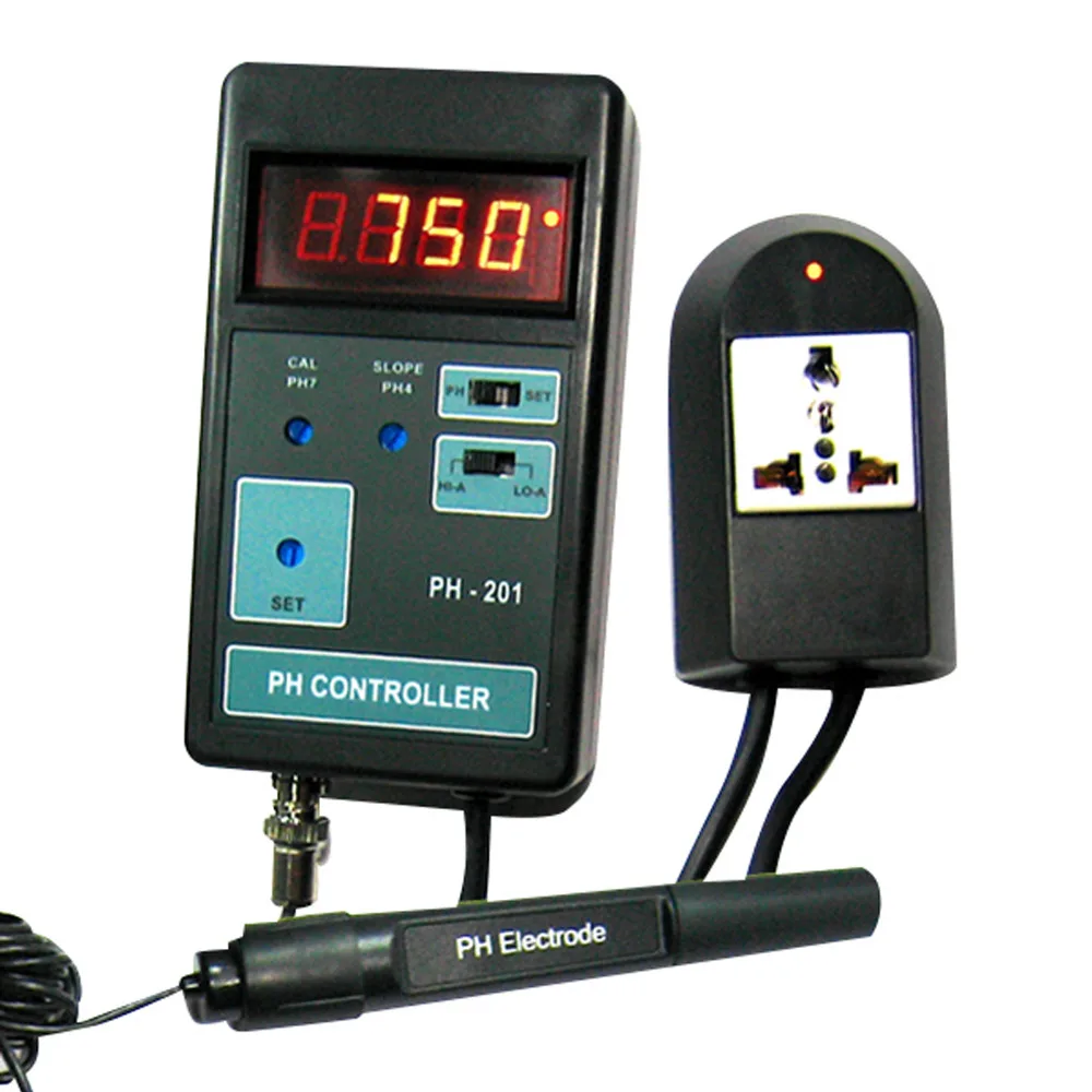 Digital LED Display pH CO2 Controller Meter Aquarium 14.00PH Range