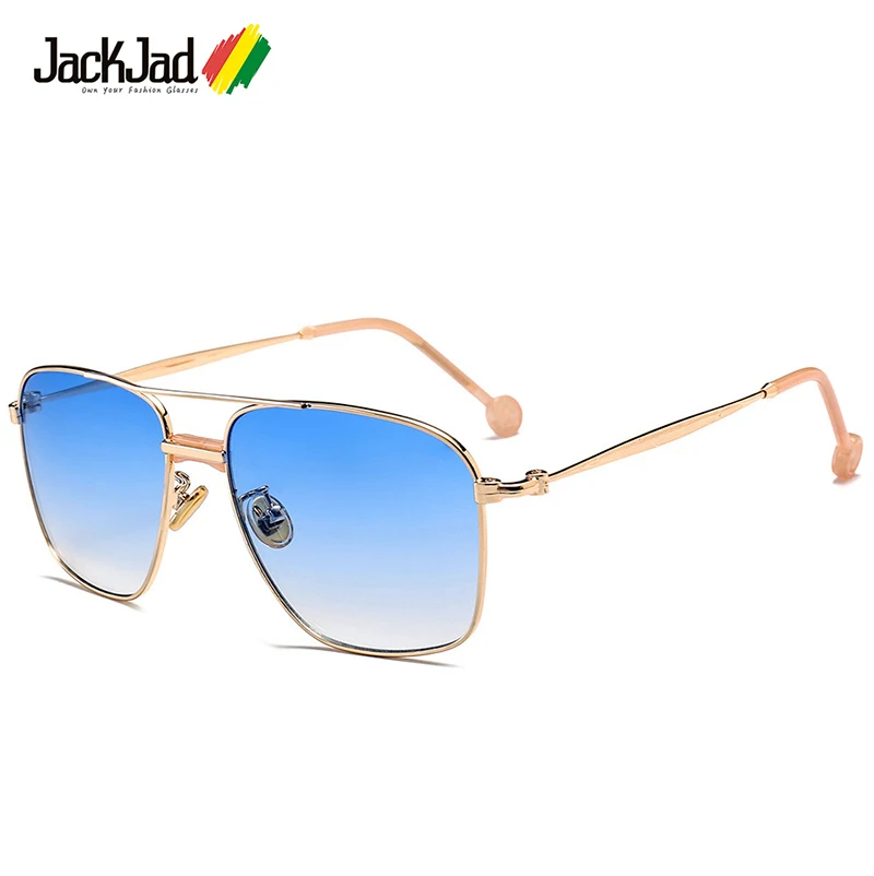 JackJad, новинка, модные, квадратные, авиационный стиль, солнцезащитные очки для мужчин и женщин, крутой оттенок, океанские линзы, фирменный дизайн, солнцезащитные очки Oculos De Sol 17038