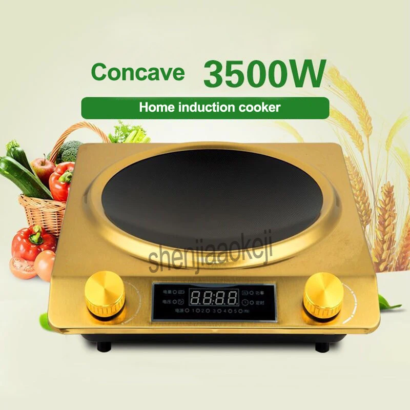 Home induction cooker Waterproof high power Concave type
