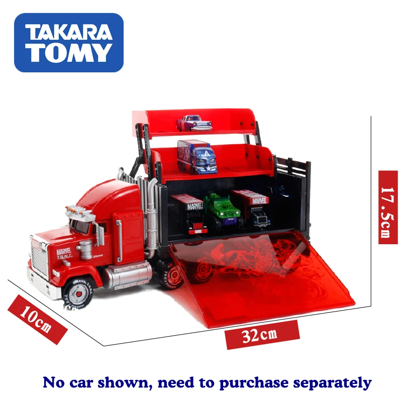 Takara Tomy Tomica Disney Pixar Motors комикс Marvel Мелодия Mega Carry литой грузовик переноска Аниме