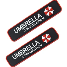 2шт зонтик значок 3D Тактический ПВХ патч боевой крюк повязка Резиновый значок для BDU шапки Рюкзаки Сумки пальто