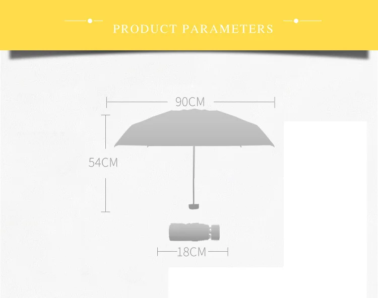 Вес 200 г, супер-светильник, маленькие складные зонты для женщин, мини-зонт от солнца, Мужской Дорожный зонт, Женский мини Карманный Зонт от дождя