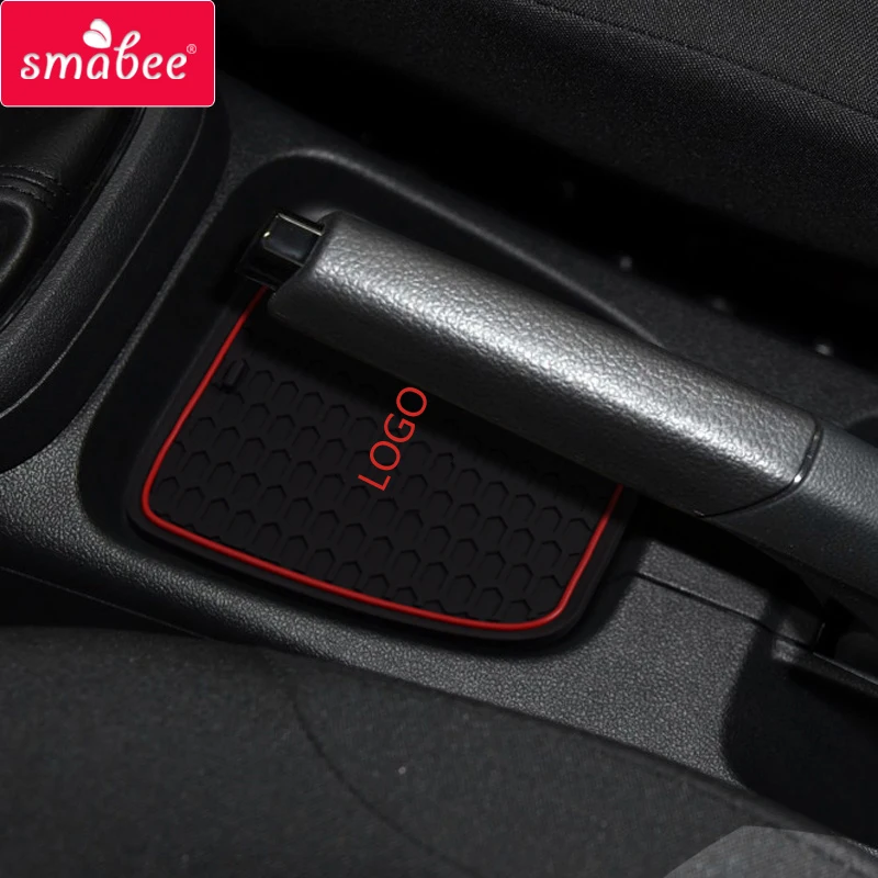 Luckeasy автомобильные ворота Слот колодки для Volkswagen Polo GTI Нескользящие коврики 9 шт.