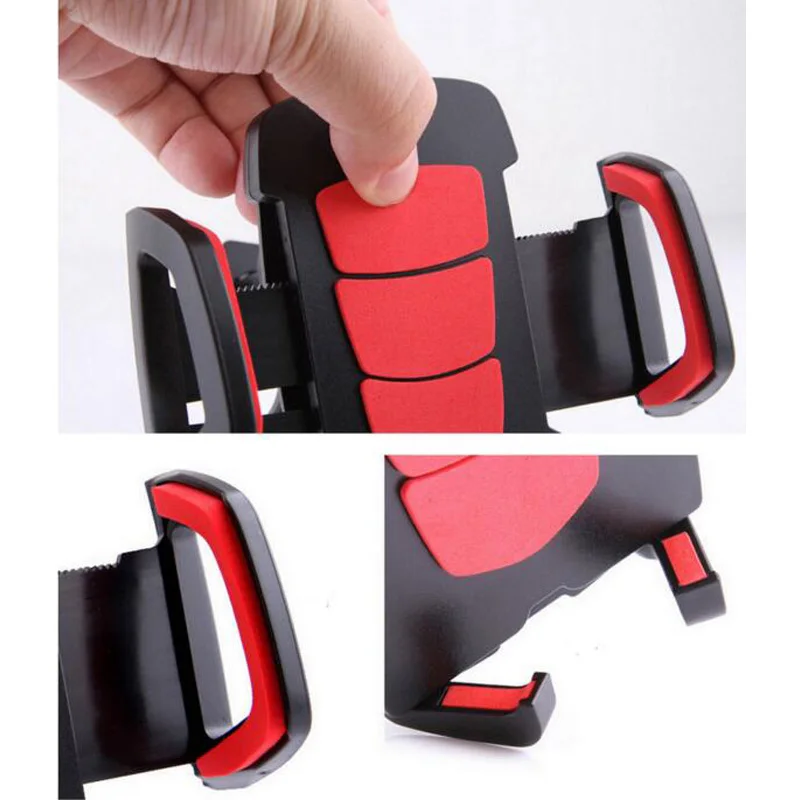 Универсальный 360 градусов Универсальный Автомобильный держатель для телефона 4-6 дюймов для телефона Вентиляционное крепление Автомобильный держатель Подставка черный красный серый 3 цвета