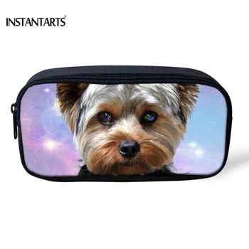 

INSTANTARTS Cute Animal Women Cosmetic Cases Dog Print School Children Girls Boys Pencil Bag Ladies Travel Make Up Bag Organizer