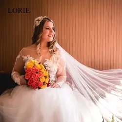 С длинным рукавом Пляжные Свадебные платья 2018 спинки See Through кружевной халат De Mariage пикантные Для женщин линии Свадебные платья