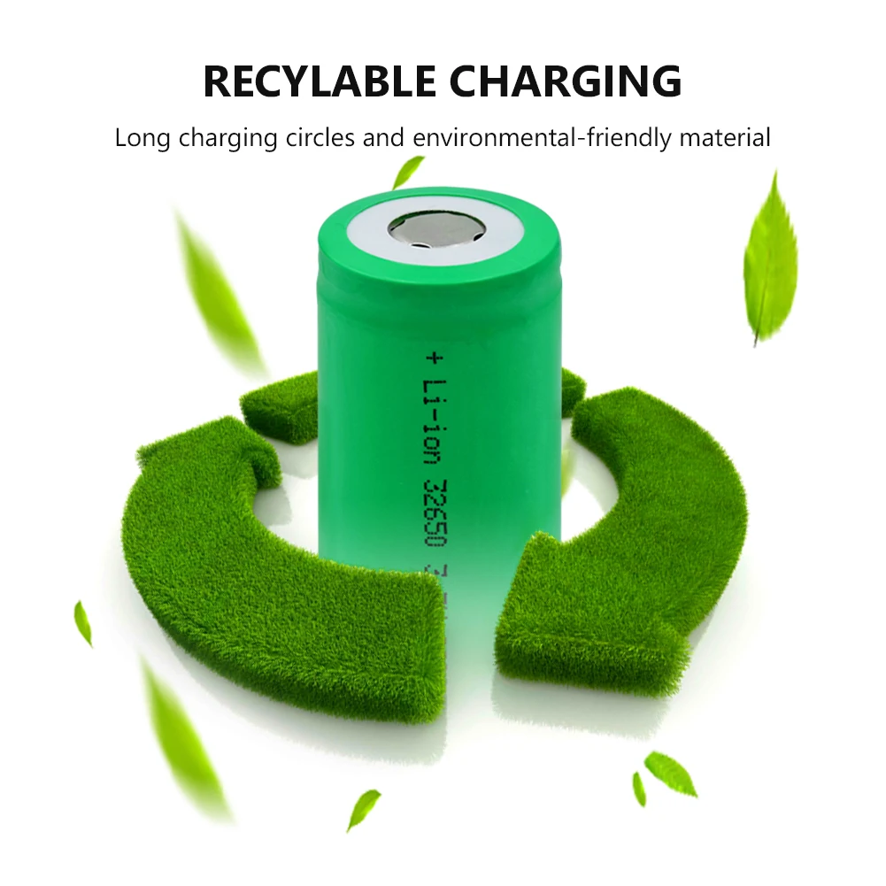 YCDC 3 7 V 8200 mAh перезаряжаемые 32650 литиевые высокоразрядные батареи аккумулятор