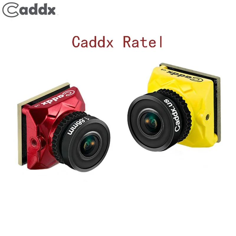 

Caddx Ratel 1/1.8'' Starlight HDR OSD 1200TVL NTSC/PAL 16:9/4:3 Switchable 1.66mm/2.1mm Lens FPV camera For RC Drone