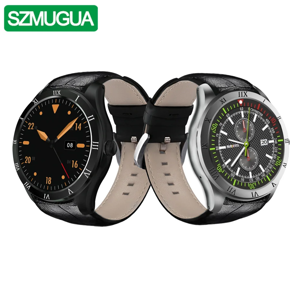 

SZMUGUA Smart Watch 1.39" AMOLED Display Support 3G WiFi SIM Card GPS Bluetooth Fashion Waterproof Watch Business Man