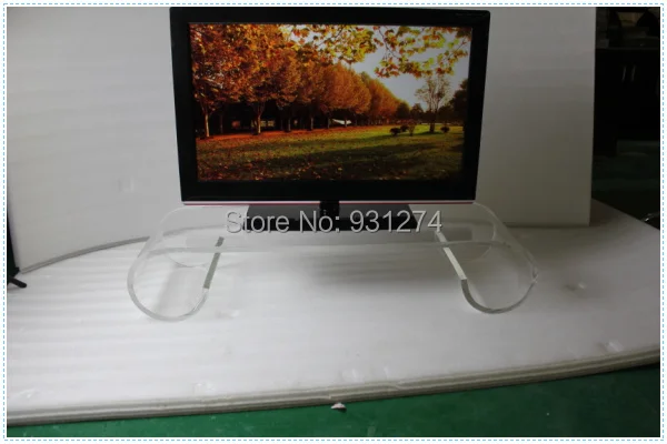 Изогнутая акриловая подставка для телевизора Lucite кровать/татами стол|tv stand table|tv
