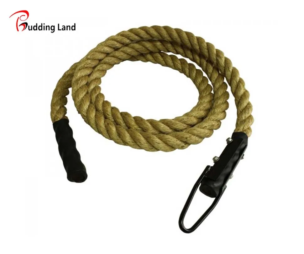 

38MM* 4.5M Grip Climbing Ropes MMA Workout Training With Iron Eyelet