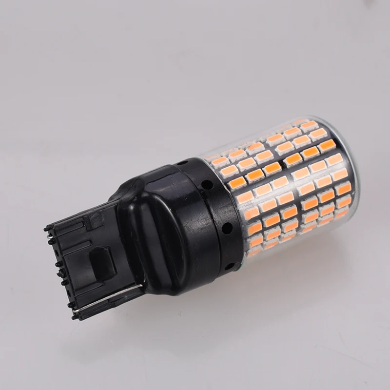 1 шт. T20 светодиодный 7440 W21W W21/5 Вт светодиодный лампы 3014 144smd CanBus 1156 BA15S P21W светодиодный BAY15D BAU15S PY21W лампы для поворотов светильник