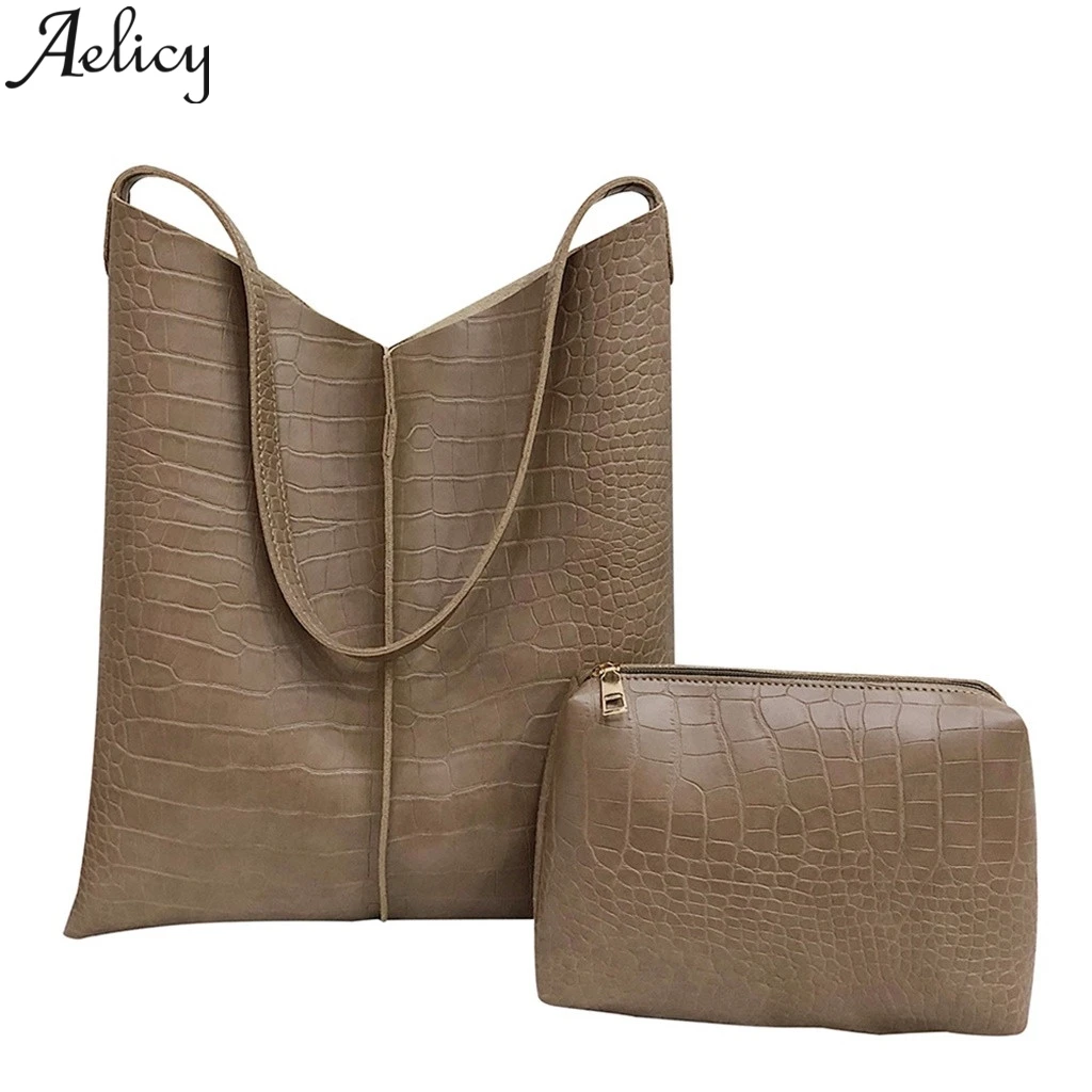 

Aelicy New Ladies Fashion Crocodile Pattern Leather Large Capacity Clutch Bag Multifunctional Bag Women Women Bags 2019 Summer