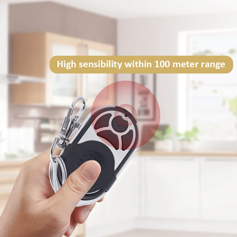 MD-2100R 433MHz Wireless photoelectric Smoke Detector with Buzzer Fire Alarm Sensor for Home Safety 