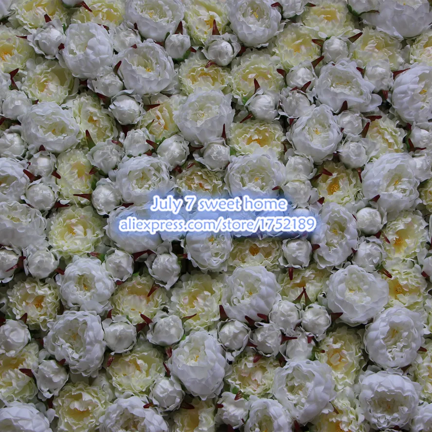 

Artificial flower wall silk new Peony wedding background lawn/pillar road lead market decoration