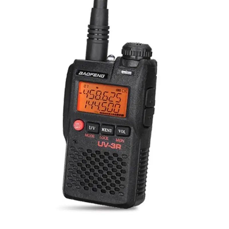 

Newest Portable Mini Walkie Talkie UVV-3r Plus Interphone Two Way Radio For UHF Mobile Radio Dual Band Vhf Radio Marine