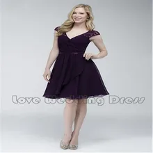 Chiffon Lace Criss Cross V Neck Short Bridesmaid Dresses A Line Knee Length Bridesmaid Dress Draped Backless Vestido De Festa