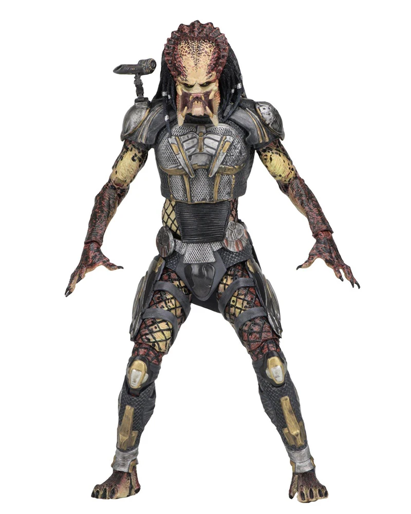 New Type NECA Aliens vs Predator Fugitive Predator Unmasked Scarface PVC Action Figure Toy (5)