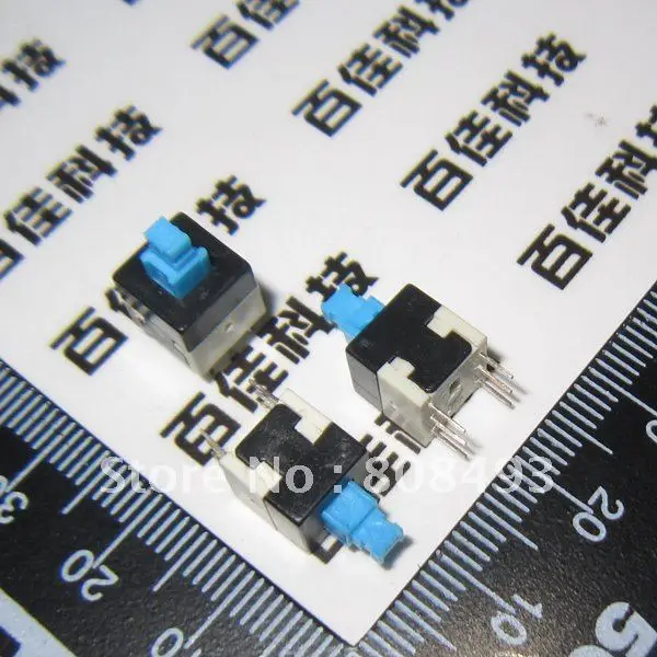 

8*8mm Push Tactile Power Micro Switch Self lock On/off button