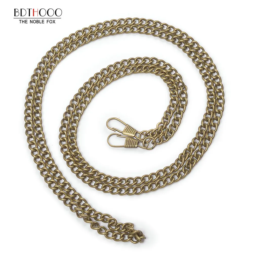 

10pcs DIY Replacement Long Metal Bag Chain Strap Purse Handles 120cm For Handbag Bags Accessory 4 Colors 2016 High Quality