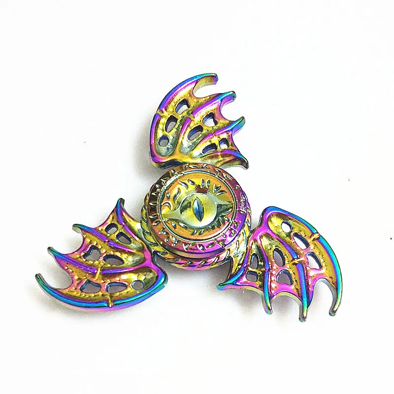 

023 high quality Fidget Spinner Metal Rainbow Dragon Hand Finger Spinners Autism ADHD Focus Anxiety Relief Stress