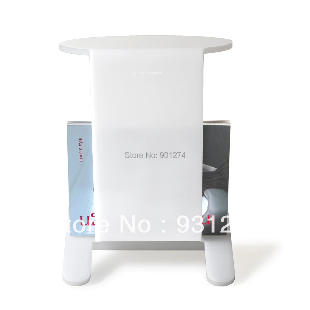Design Acrylic Side Table aliexpress com buy acrylic side table with magazine rack coffee storage holder tea lucite sofa night sta