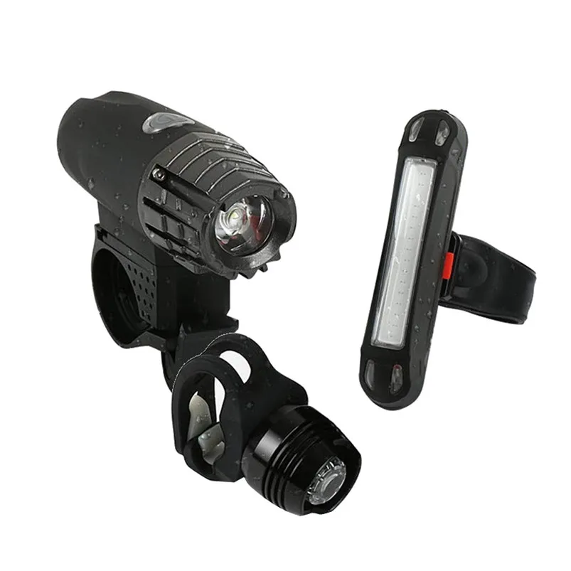 Lampe Torche Led Rechargable USB Bike Light Set Waterproof Bike Light Front And Rear Bike Lamp Clip Light Zaklamp 40MR1103