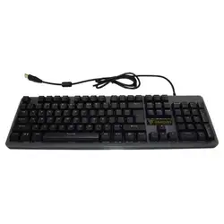 Черный Клавиатура с подсветкой клавиатуры IP68 Водонепроницаемый Проводной USB 104 ключей клавиатура с красочными Подсветка для планшета