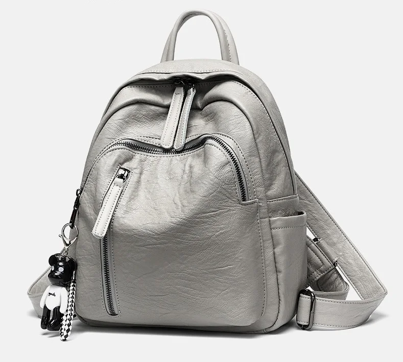 Модный женский рюкзак, кожаный рюкзак для девочек, сумки через плечо, повседневные Рюкзаки, mochila feminina, рюкзак для путешествий, C957