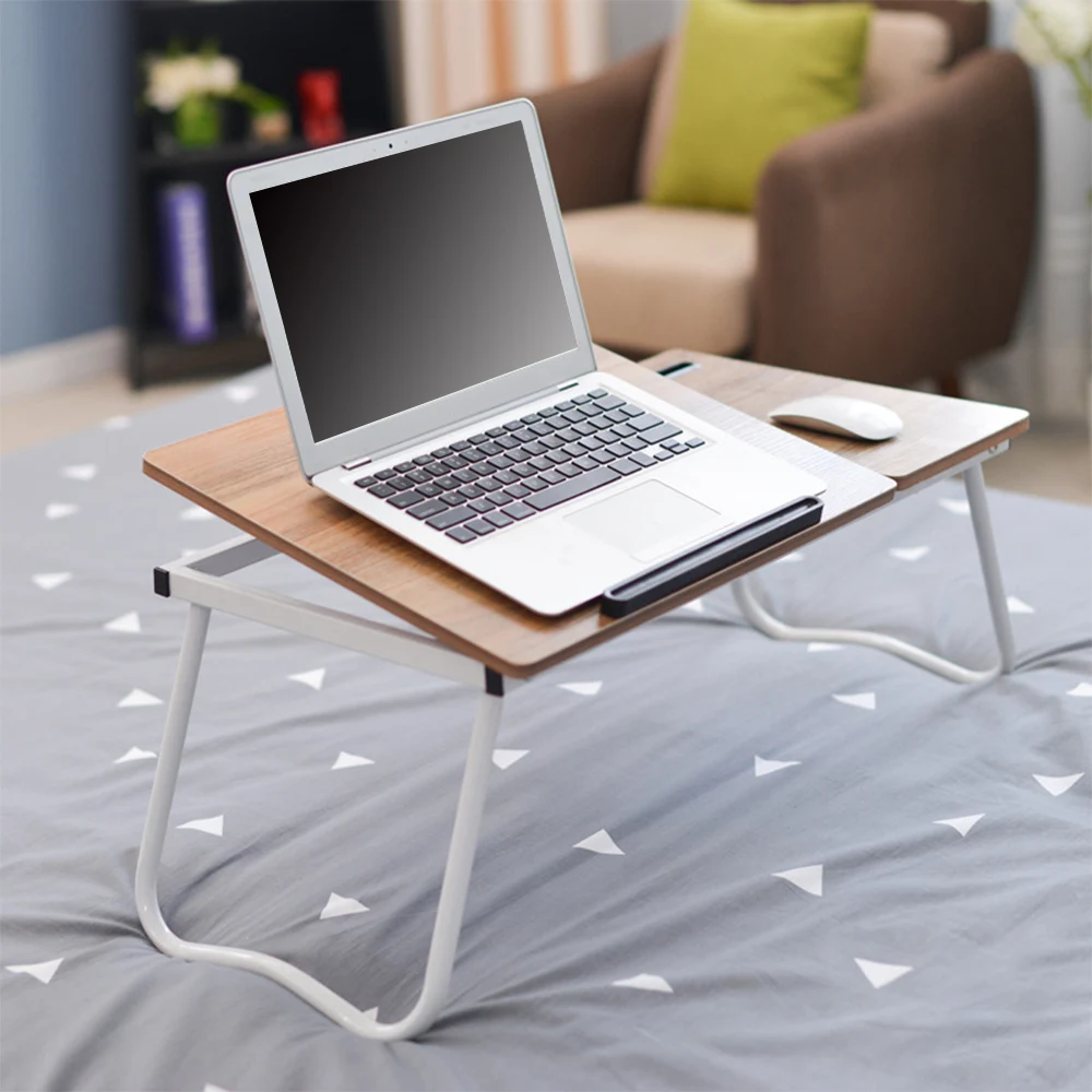

Folding Notebook Table Adjustable Laptop Computer Desk PC Desk Table Stand Portable Bed Tray Z25