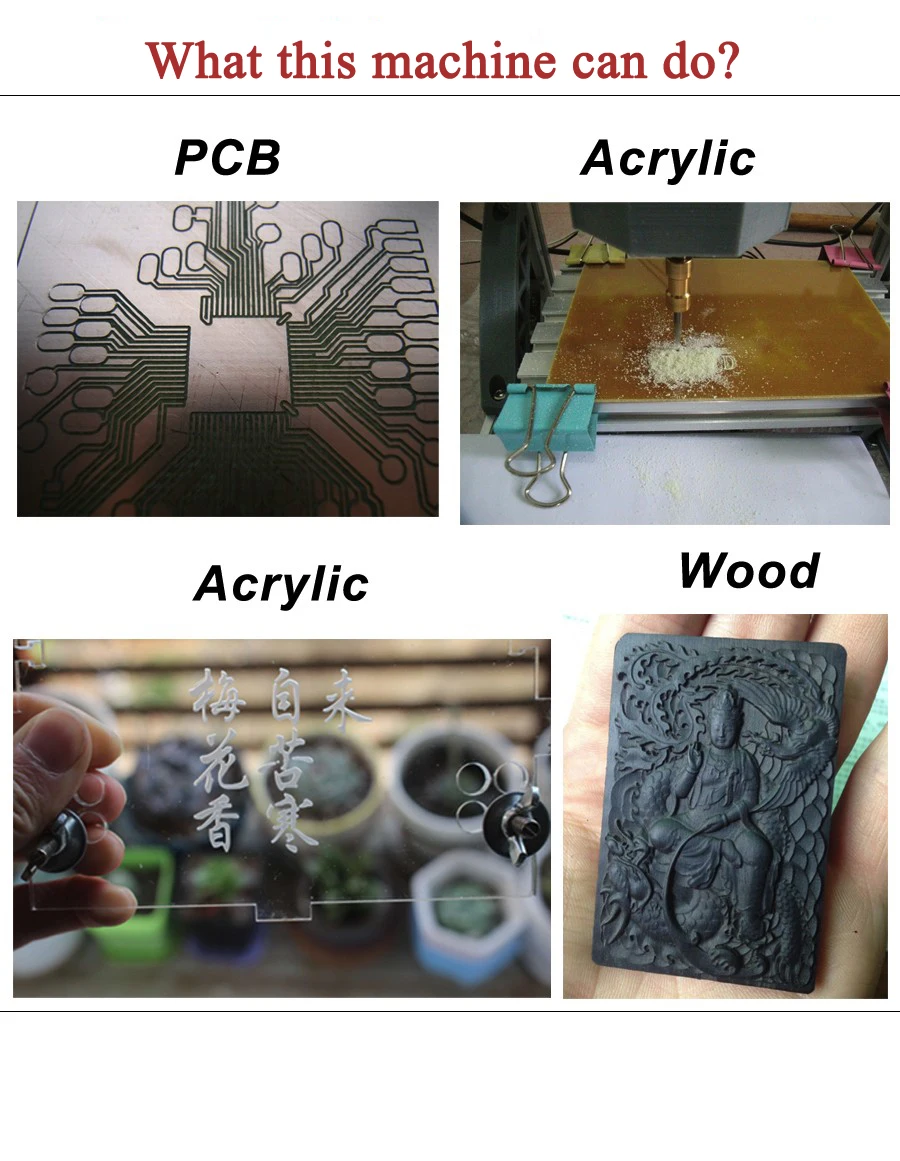 TWOWIN CNC 2418 мини лазерный станок Рабочая зона 24x18x4 5 см 3 оси PCB фрезерный с GRBL