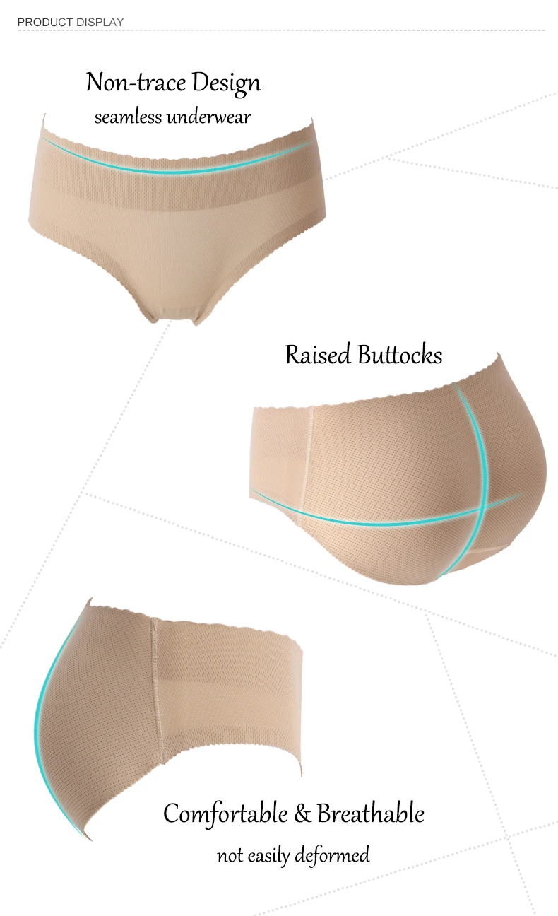 shapewear for tummy Butt Pads Buttocks Panties With Push-up Lifter Lingerie Underwear Padded Seamless Butt Hip Enhancer Shaper Buttocks BANNIROU leonisa shapewear