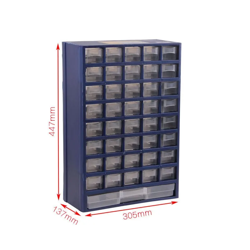 tool box Plastic parts box drawer type parts Storage box Wall-mounted  classification electronic component box high quality