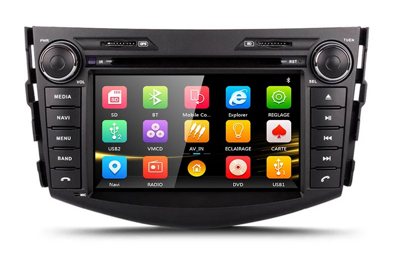 7 &quotавтомобильный dvd плеер с GPS BT/TV USB SD AUX аудио Радио стерео автомобильный