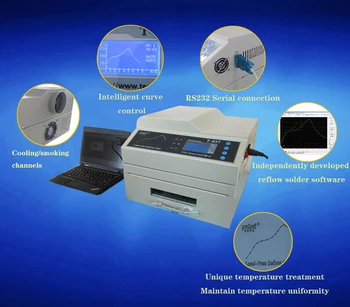 

PUHUI Authorized T-937 Desktop Leadfree Reflow Oven Infrared IC Heater T937 Reflow Solder Oven BGA SMD SMT Rework Station T 937