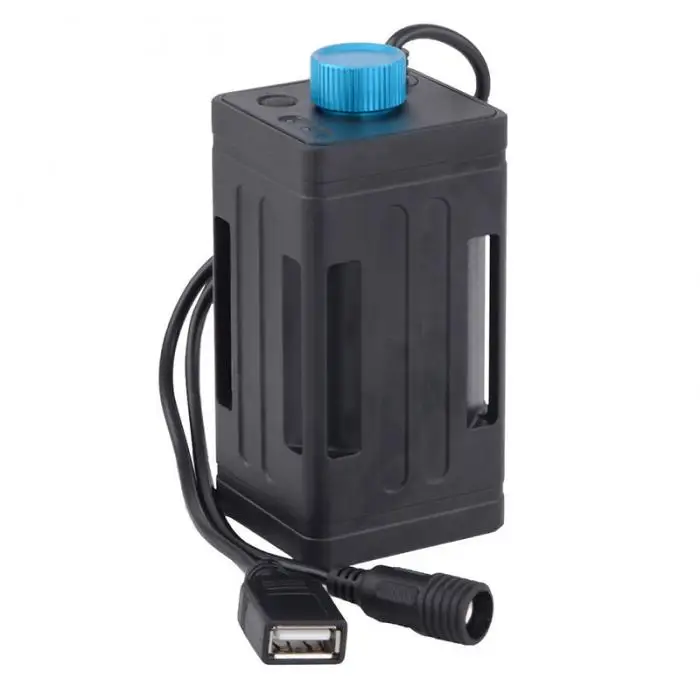 Top Bike Bicycle Battery Case Waterproof USB 8.4V Battery Box Fit for 4 x 18650 Batteries BHD2 3