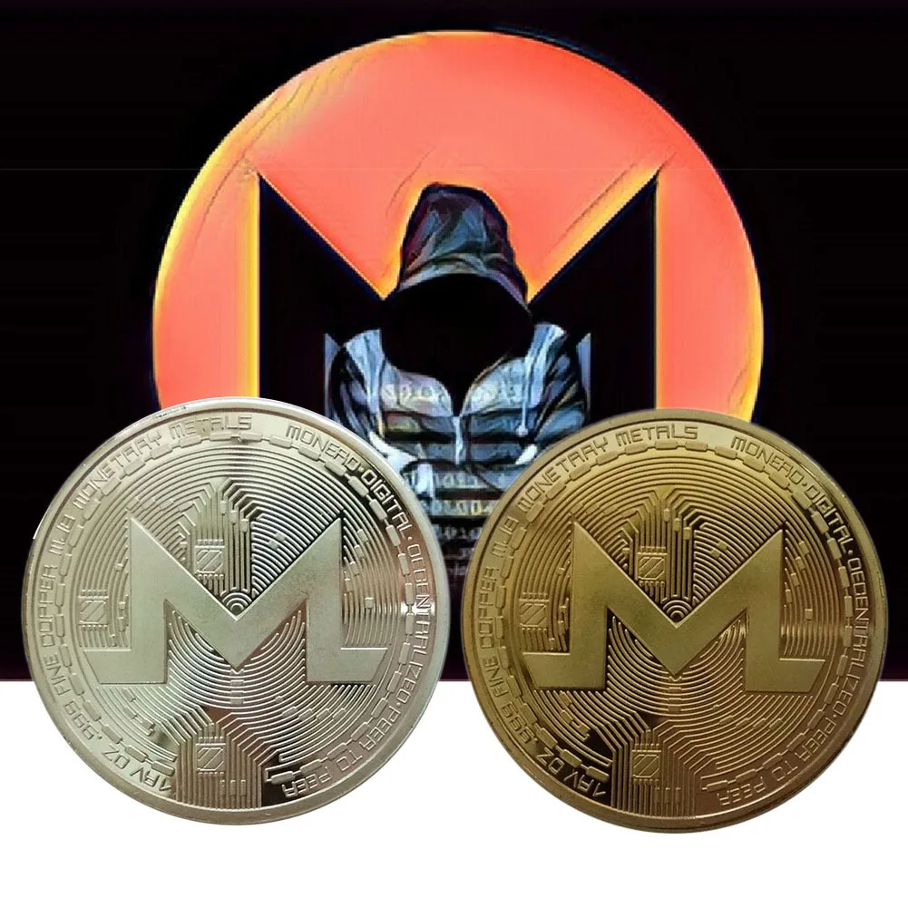 Монеты иностранных валют Monero монета памятная художественная коллекция подарок