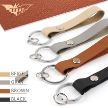 Брелок для мотоцикла из воловьей кожи с логотипом, аксессуар для мотоцикла, брелок для ключей Voiture Chain для s line vespa llavero toyota bmw, брелок для ключей