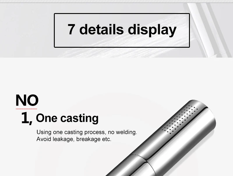 Switch with Hand Shower Nozzle Brass Pressure Rain & Pulse Spray Gun Round Detachable Washable Shower Head Without Drilling (12)