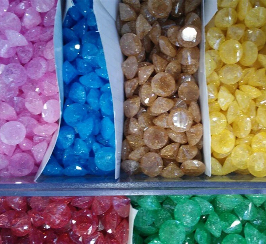 

Wholesale!500pcs 6mm Imitation Zirconia Stone beautiful fizzy quartz beads for Jewelry Finding Supply