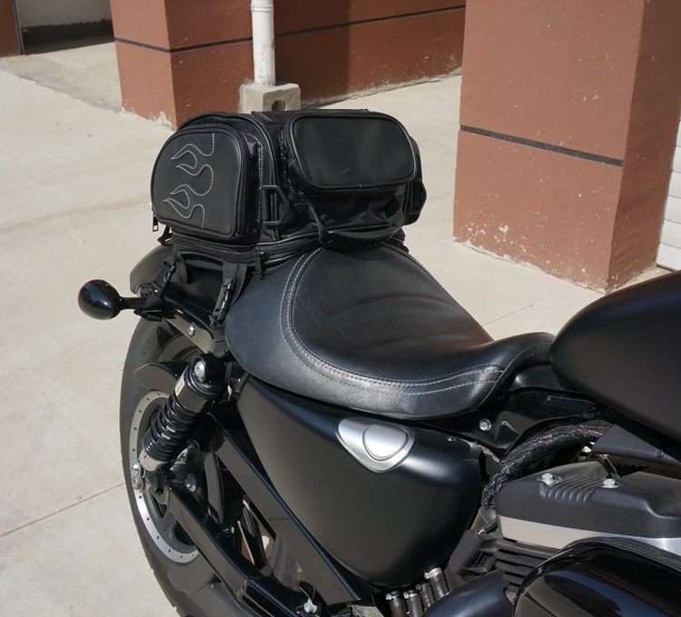 Harley & Cruiser   flame  tail Bag a21