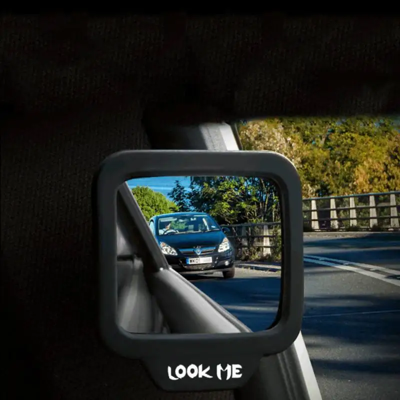 

Car Auxiliary Rearview Mirror 270 Degrees Wide Angle Car Rear Magnet Mirror Eliminate Blind Point For Car Safety New