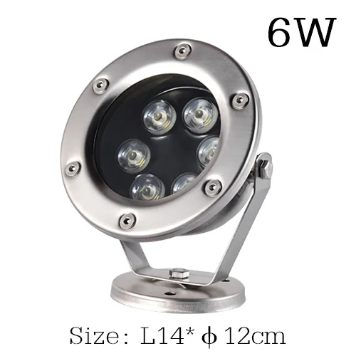 IP68 led underwater Light 3W 6w 9W 12W 18w 24w 36w RGB Night Lamp Outdoor Garden Swimming Pool Party Landscape DC 12V 24V submersible led lights Underwater Lights