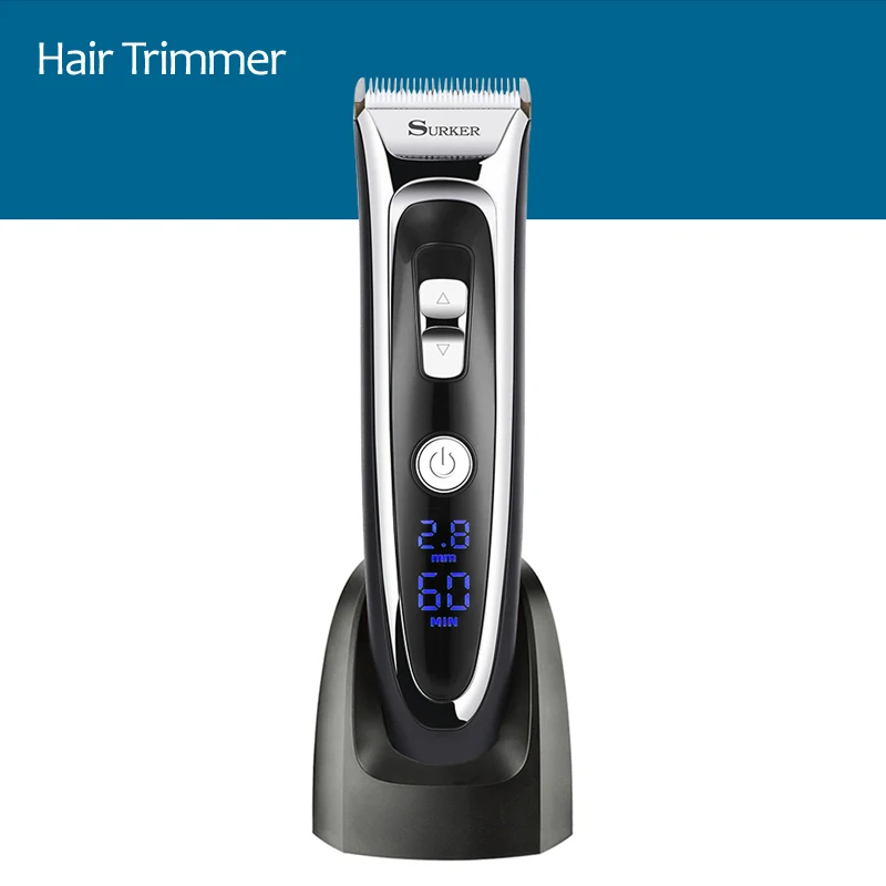 

Rechargeable Professional Hair Clipper Men Hair Trimmer Cordless Electric Cutter Hair Cutting Machine Haircut Trimmer D40