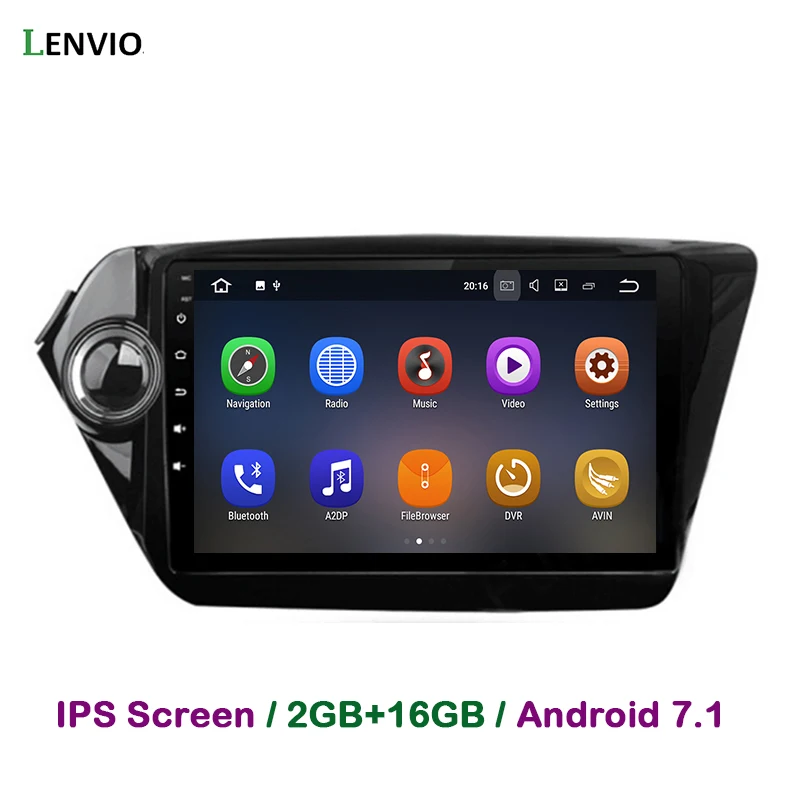 Lenvio 9 &quotIPS 2G RAM Android 7 1 автомобильное радио GPS навигация для KIA RIO K2 2010 2011 2012 2013 2014 2015