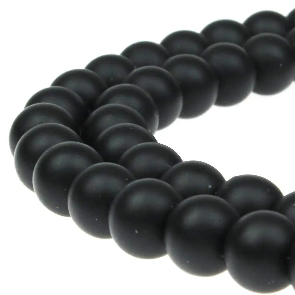 natural stone White Black Dull Polish Matte Onyx Agata Round Beads 16"/Strand 4 6 8 10 12 14 MM Pick Size