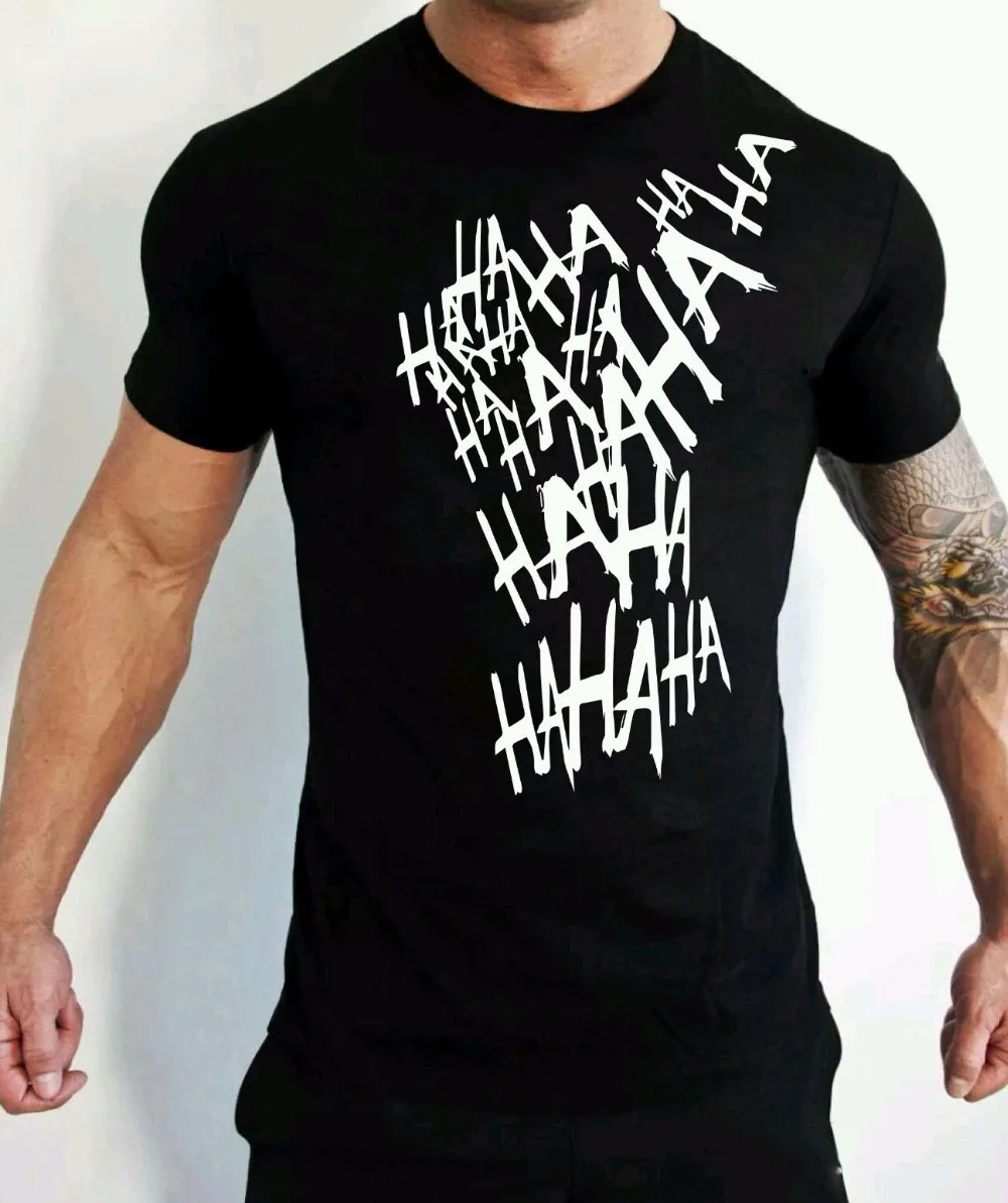 

2019 New Arrival T-Shirt Tee Shirt Unisex More Size And Colors Joker Summer Casual Man T Shirt Good Quality