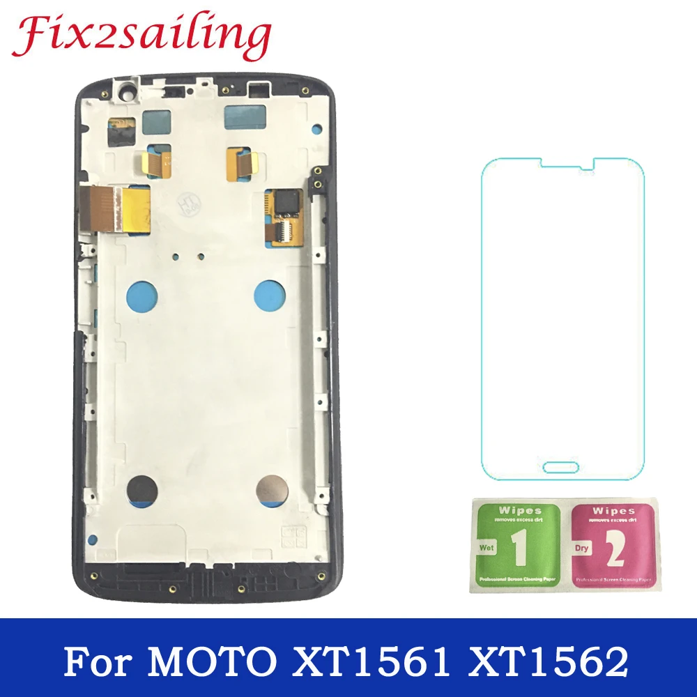 

Super Amoled For MOTO X play x3 xt1561 XT1562 XT1563 LCD Display Touch Screen with Frame Digitizer Assembly Replacement parts