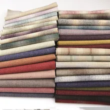 Окрашенная пряжа, японский стиль ретро, лоскутное одеяло, ткань для шитья, пряди, аппликация, ткань для шитья, 25*17 см, 20 штук