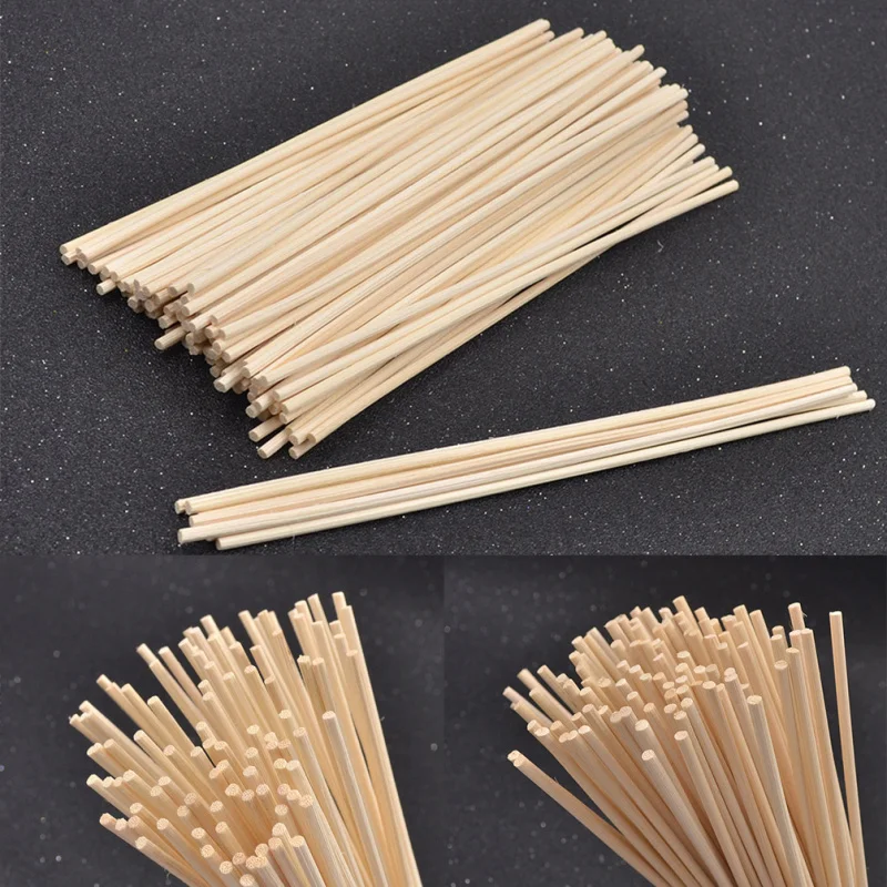 

100pcs Premium Rattan Reed Fragrance Diffuser Replacement Refill Sticks Incense 3mm 3.5mm